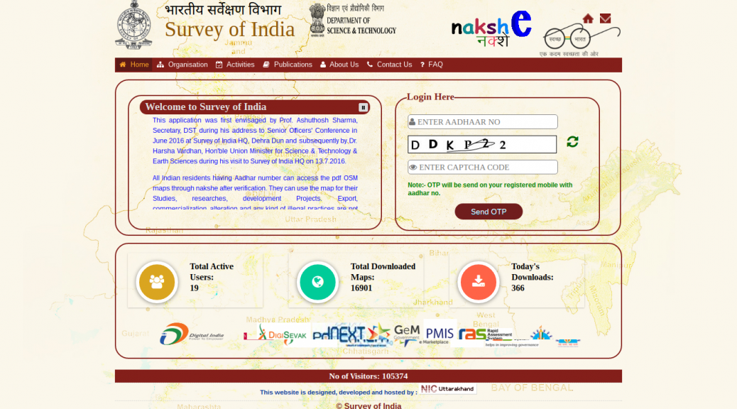 Survey of india toposheets free